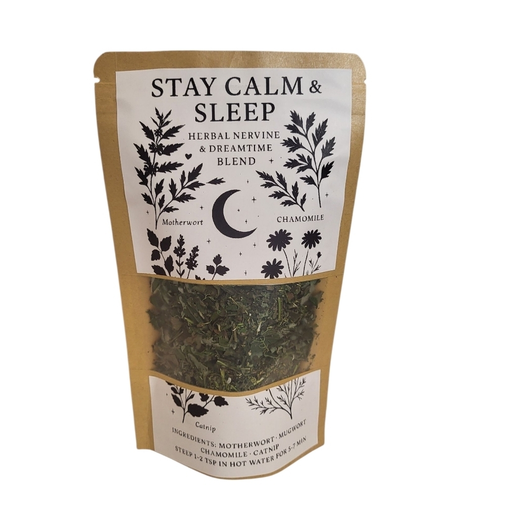 Stay Calm & Sleep – Herbal Nervine & Dreamtime Blend
